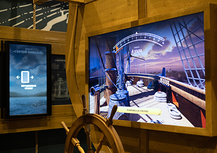 За штурвалом истории: интерактивные панели LUMIEN в новом Музее Крыма и Новороссии